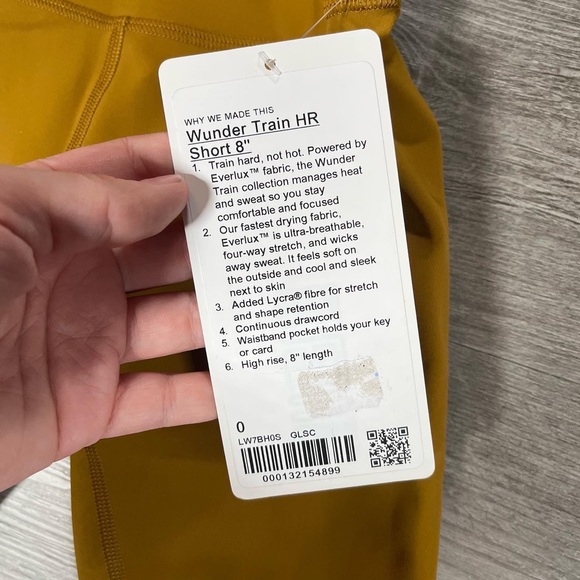 Lululemon Wunder Train High Rise Short 8" - Picture 4 of 6